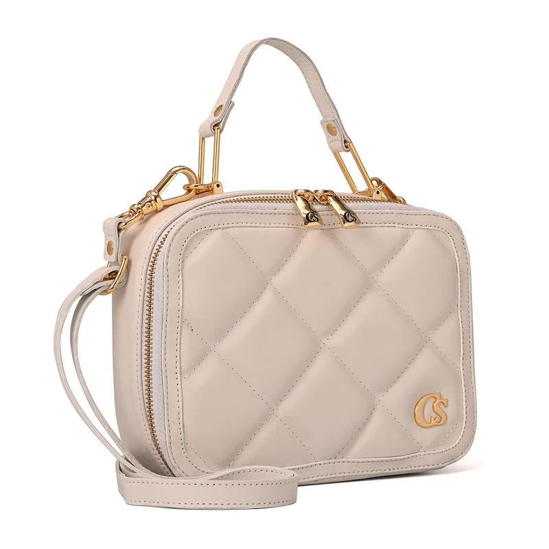 Carmen Steffens Quilted Bag Classic White